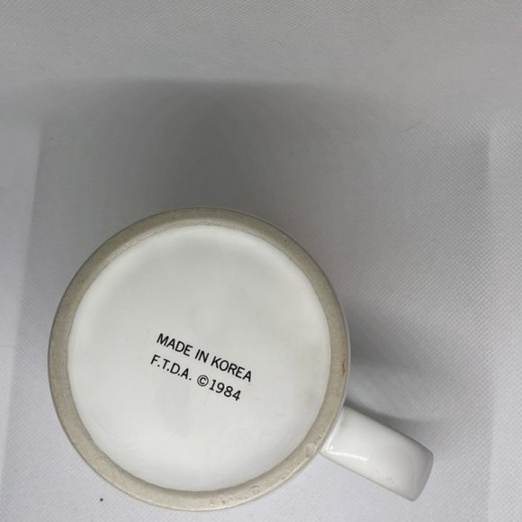 Vintage Happy Rainbow Mug FYDA Korea 1984 Pride Smile in a Mug. - Picture 3 of 5